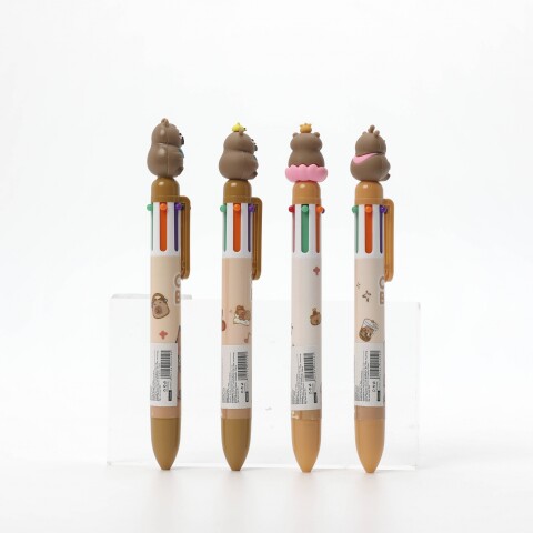 LAPICERA RETRÁCTIL 6 COLORES (CARPINCHO) LAPICERA RETRÁCTIL 6 COLORES (CARPINCHO)