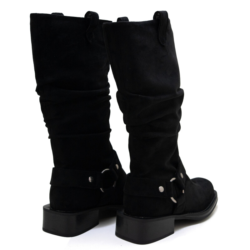 Botas Country caña alta de Mujer - HX2946-B9045 Negro