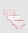 Pack x3 bombachas niña Pale pink