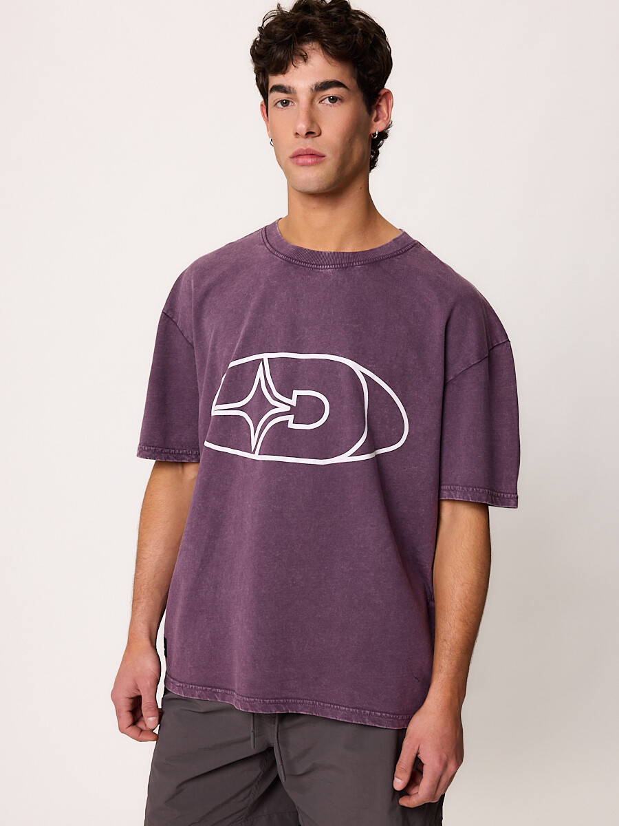 T-SHIRT M/C GUARIAN DIXIE Uva