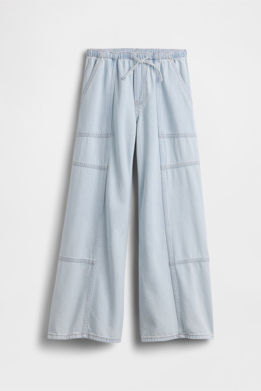 Jean Baggy Niña Light Wash