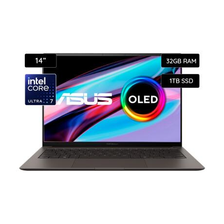 Notebook ASUS Zenbook S Oled 14" Tactil Intel Core Ultra 7 258V 1TB SSD / 32GB RAM UX5406SA-PZ023W Grey