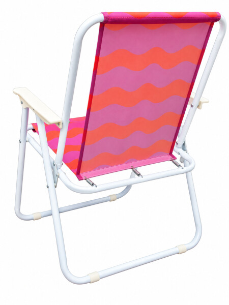 SILLA PLEGABLE ESTAMPADA MULTICOLOR.