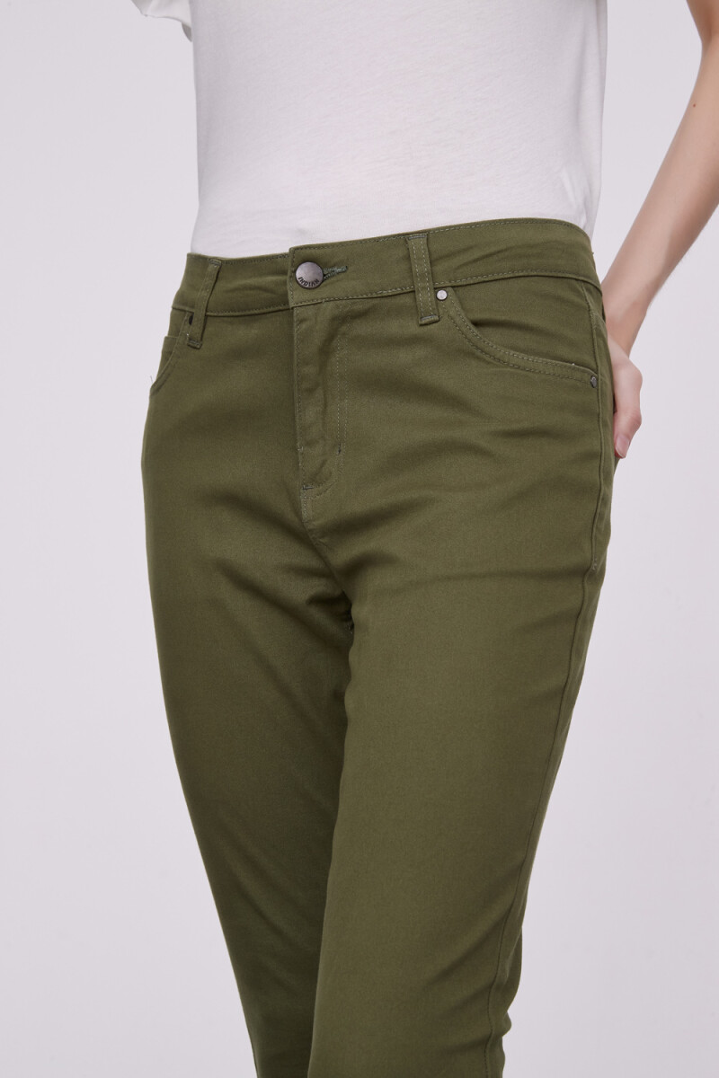 Pantalon Bardot - Verde Oliva Oscuro 