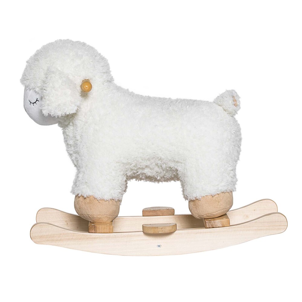 MECEDOR MADERA BLANCO OVEJITA