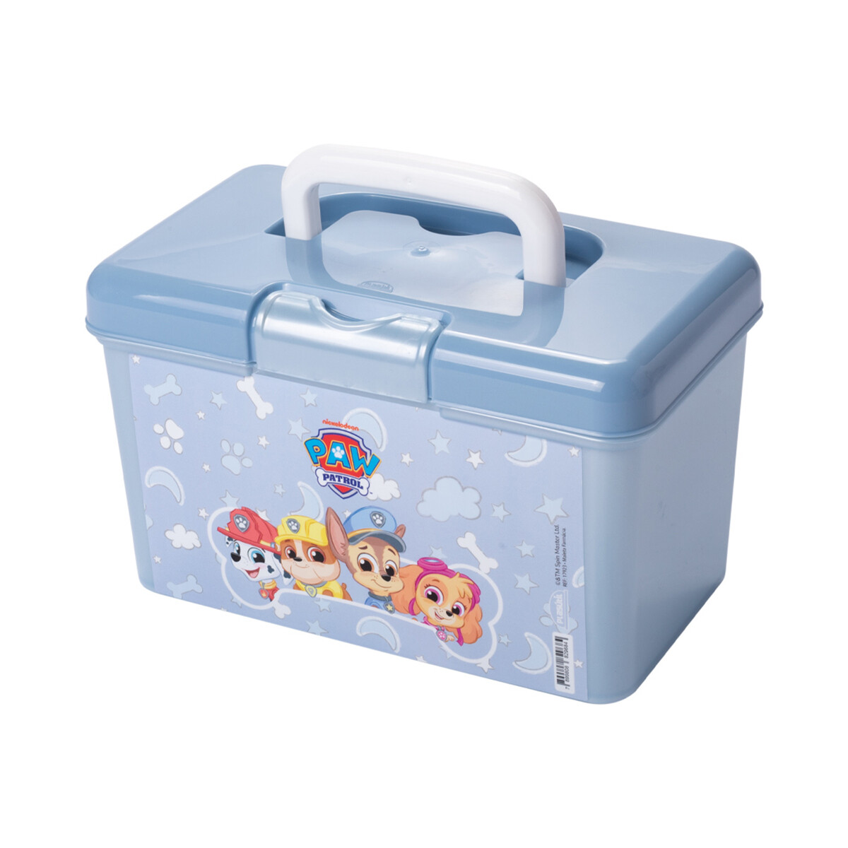 Caja Infantil Organizadora con Manija Paw Patrol Azul 1,7 Lts 