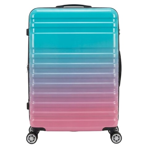 MALETA PLAST TRICOLOR GDE Unica