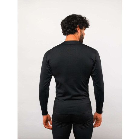 Remera Manga Larga Térmica Brush de Hombre Negro