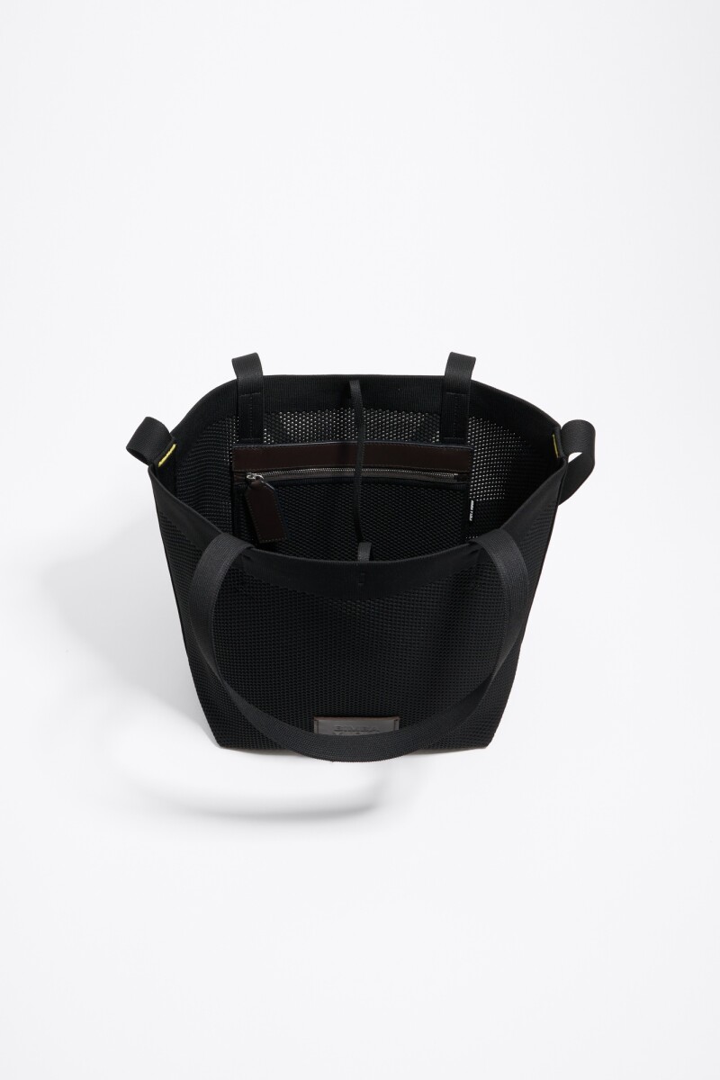 BOLSO SHOPPER FLYKNIT Negro