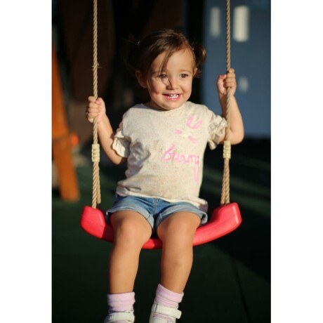 Hamaca de plástico con cuerdas resistente para niños Hamaca de plástico con cuerdas resistente para niños