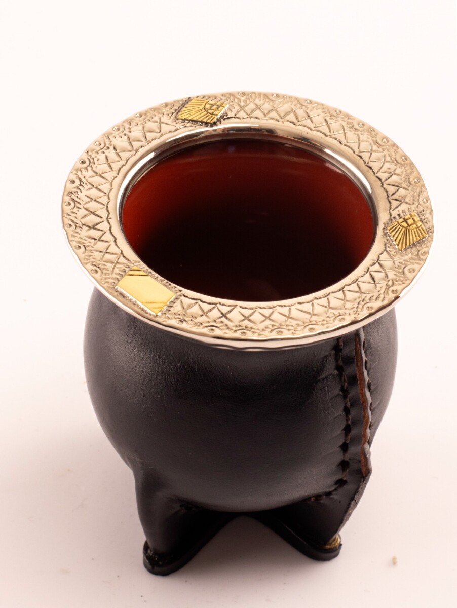 Mate de Alpaca y Bronce - Y4 de ceramica 