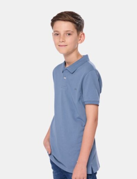 REMERA POLO DE ALGODÓN PIQUÉ Piedra