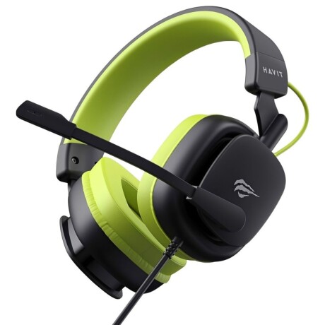 Auriculares Havit Gaming Series H2048 Negro Y Verde, Microfono, Banda Ajustable, C/cable Auriculares Havit Gaming Series H2048 Negro Y Verde, Microfono, Banda Ajustable, C/cable