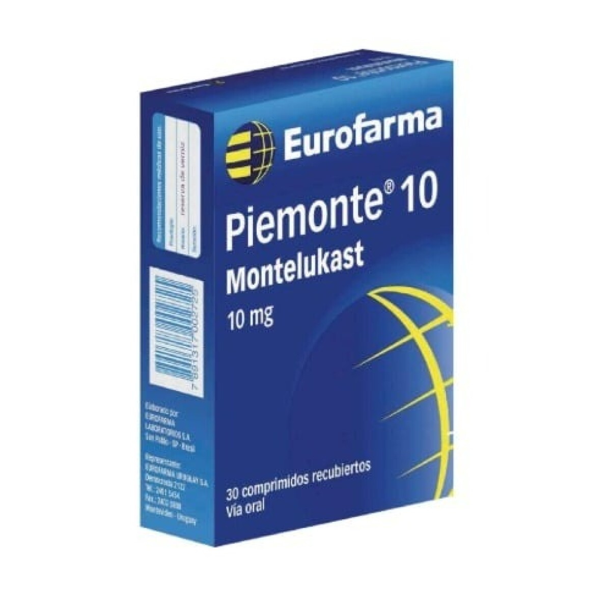 Piemonte 10 mg 30 Comprimidos 