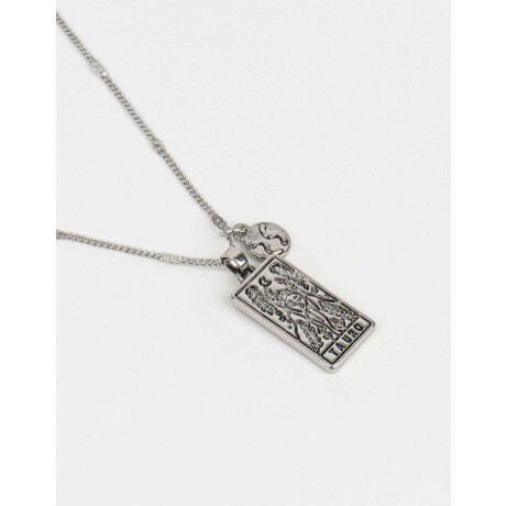 Cadena Con Dije De Zodíaco Cáncer Plateado