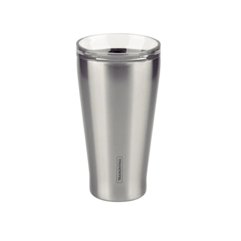 Vaso Térmico Tramontina de Acero Inoxidable con Tapa EXATA VASO TERMICO ACERO INOX. C/T 550 ML