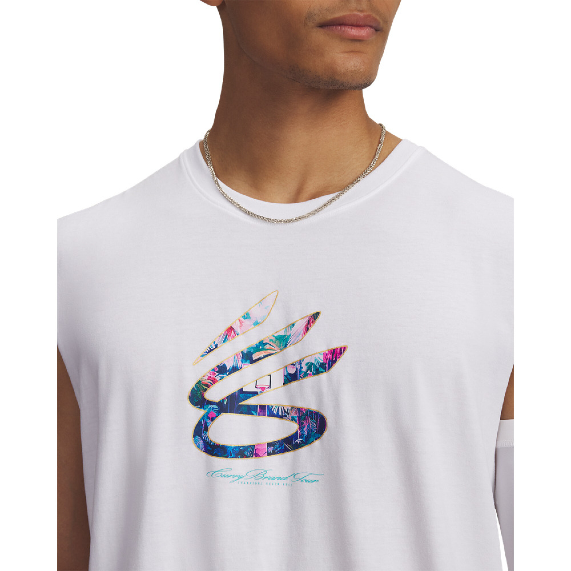 Wht Aetfrenygi Curry Tour SLVS Tee-WHT - WHT-100 — Sallustro