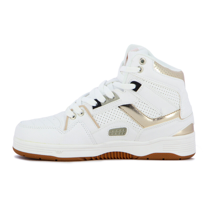 Pony Lifestyle M100 Ii Mujer - Blanco/dorado Blanco-dorado
