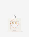 Bijouterie Set Sets temáticos Set De Aros Chapones Y Collar - Rojo Cereza