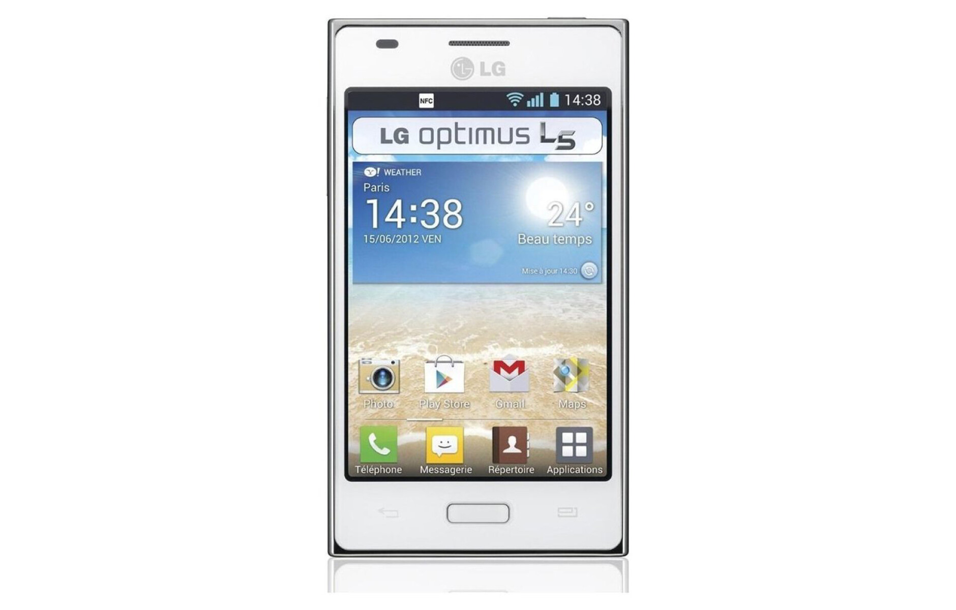 Lg Optimus E615 L5 4GB Blanco 