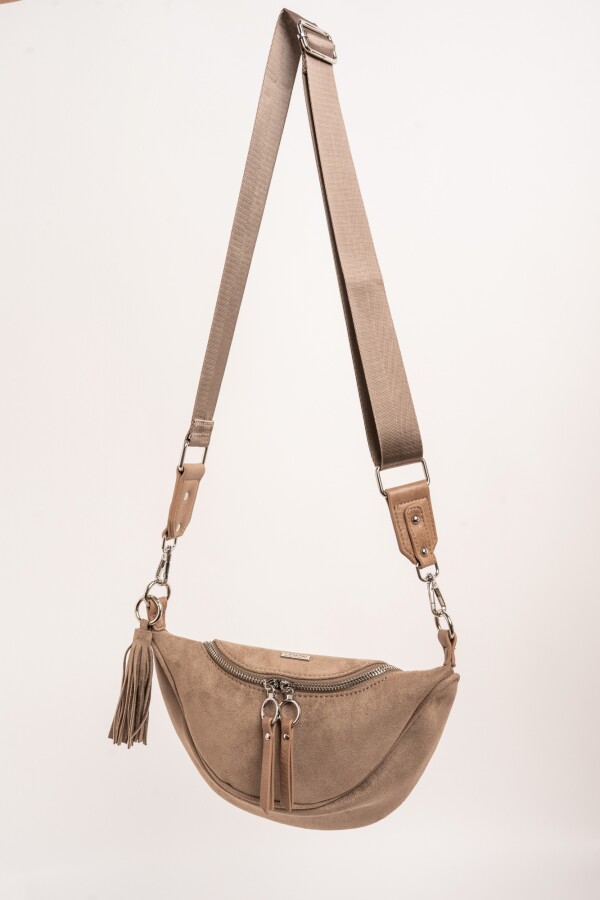 Cartera Gamuza Vegana Arena