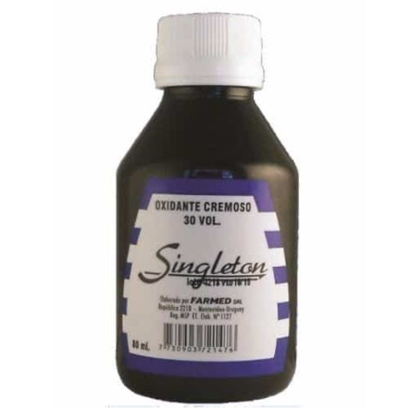 Oxidante Singleton 30 Volúmenes Oxidante Singleton 30 Volúmenes