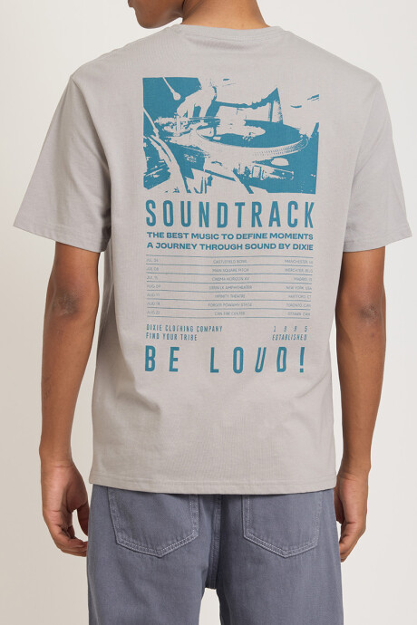 T-SHIRT M/C VERZ DIXIE Gris Claro