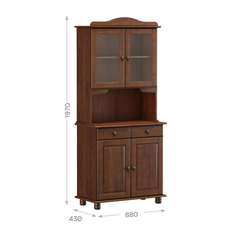 FINESTRA- CRISTALERO 2 PUERTAS 2 CAJONES 8926WN FINESTRA- CRISTALERO 2 PUERTAS 2 CAJONES 8926WN