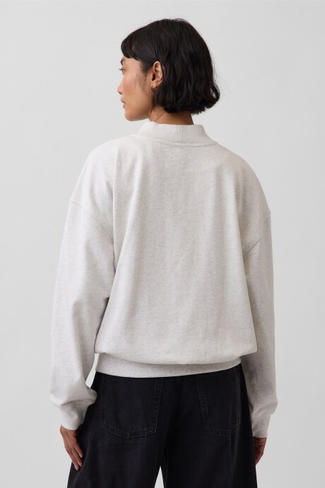 Buzo Deportivo Sin Flepa Mujer Pale Grey Heather Bc01