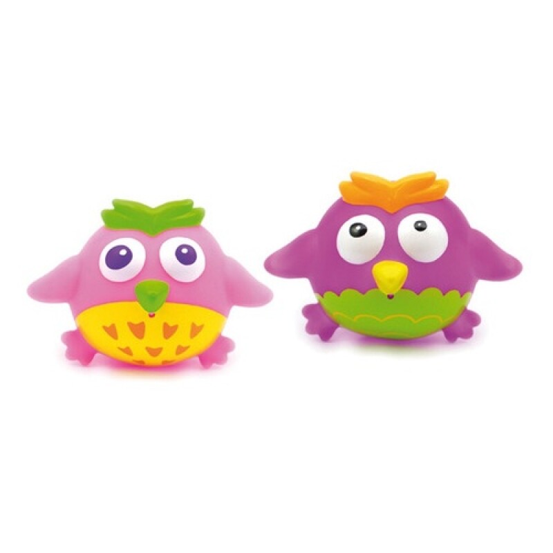 Set de 6 juguetes para baño Escabbo Owls Set de 6 juguetes para baño Escabbo Owls