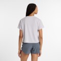 Remera New Balance de Dama - Drapey Relaxed - WT51133PEG GREY