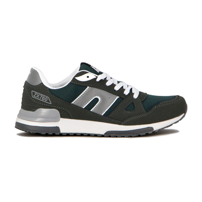 Championes Austral De Hombre Running 33630 Gris Oscuro-Gris Claro