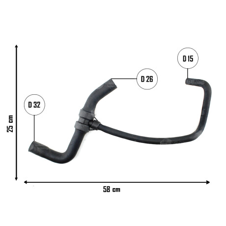 CAÑO FIAT UNO 8V FIRE RAD. INFERIOR C/ BIFURCACION CAUPLAS CAÑO FIAT UNO 8V FIRE RAD. INFERIOR C/ BIFURCACION CAUPLAS