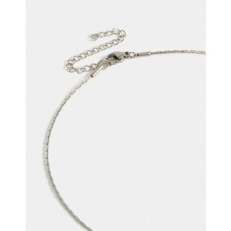 Set De Aros Pasantes Y Cadena Plateado