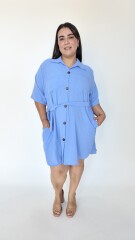 Vestido Mirlu Celeste