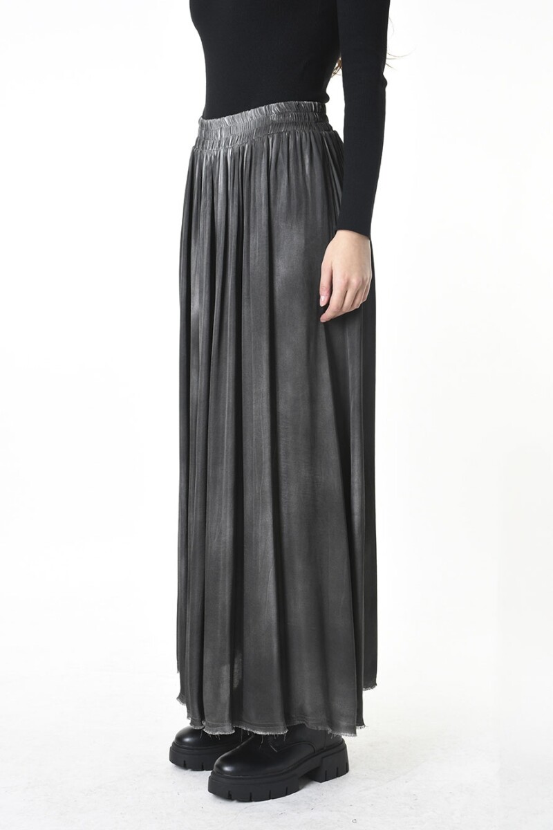 FALDA LARGA Gris