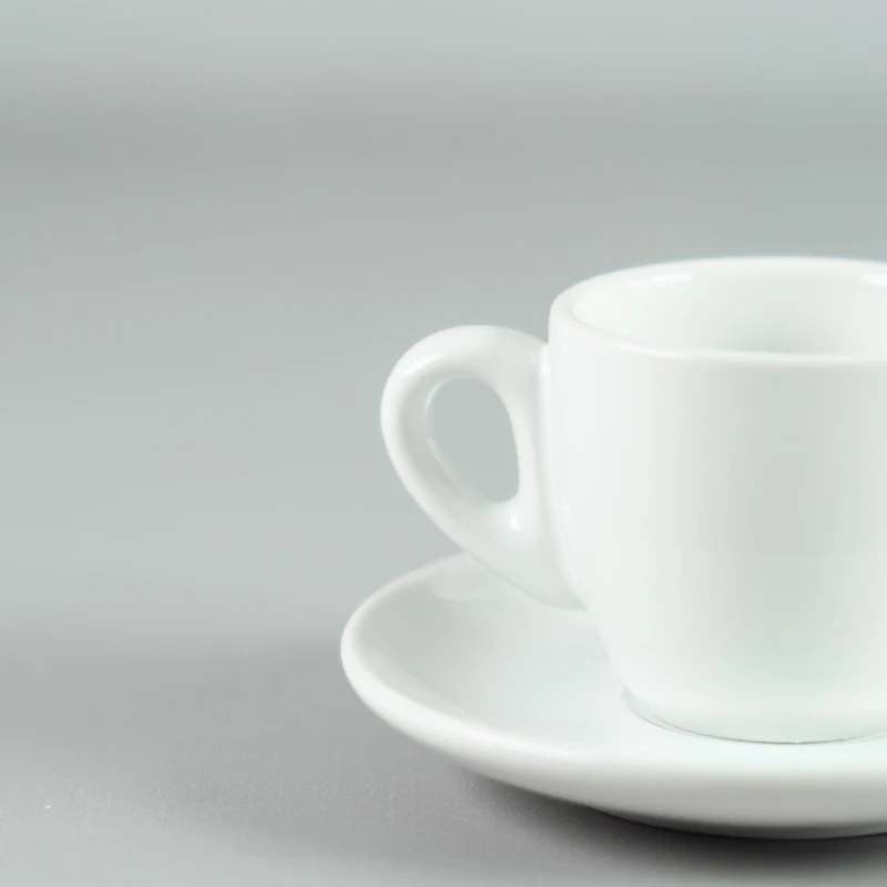 Taza de Café 90ml c/ Plato 11,5 cm Blanco Choosing Taza de Café 90ml c/ Plato 11,5 cm Blanco Choosing