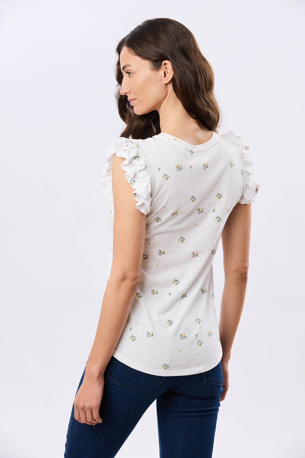 REMERA ESTAMPADA DE ALGODÓN Blanco