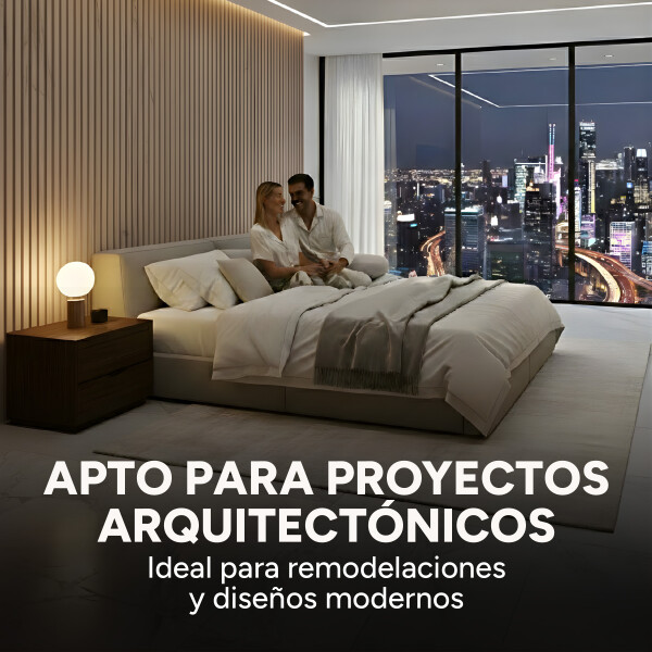 Pack x20 Wpc Simil Madera Wall Panel Lambrin 2.90x16.7 Color Marrón Madera 6