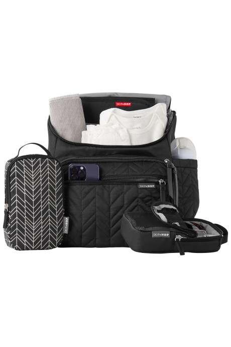 Mochila maternal Forma, negra Sin color