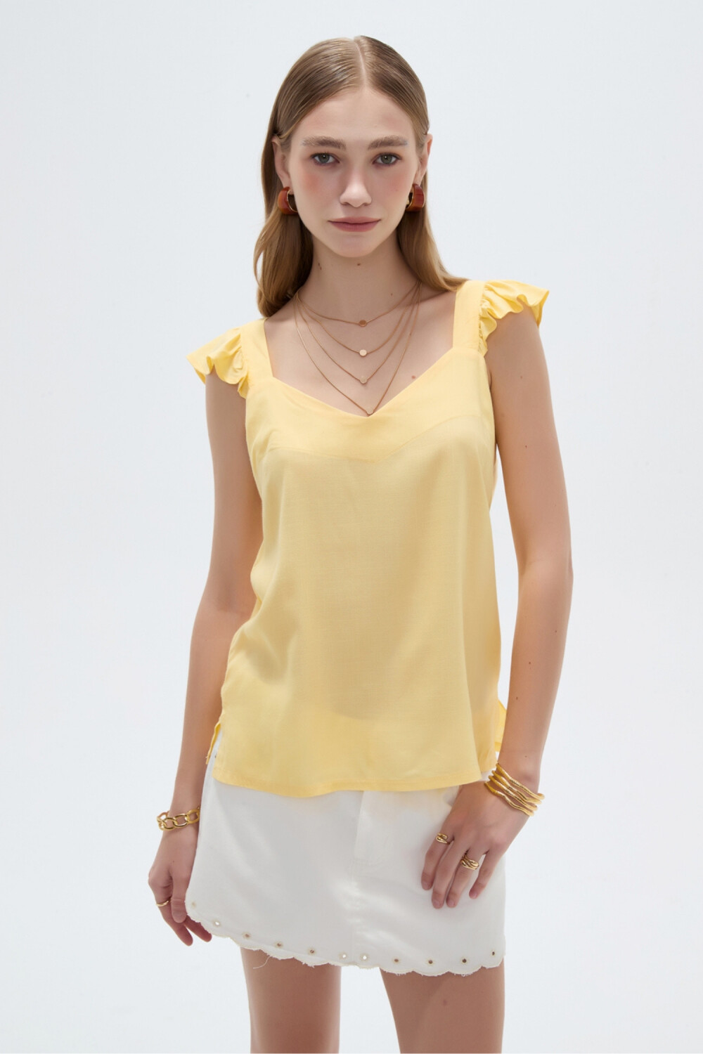 Musculosa Nuvio Amarillo