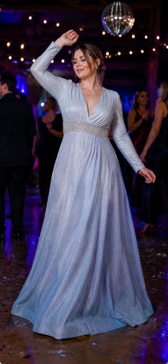 VESTIDO GLADE - Gris claro 