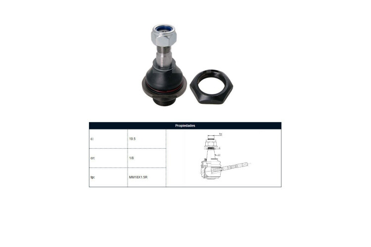 Rotula Del Nissan D22 98-25 Der/Izq Rotula Del Nissan D22 98-25 Der/Izq
