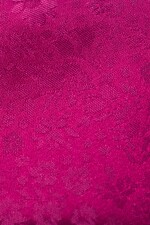 CORBATA CON PAÑUELO FUCSIA