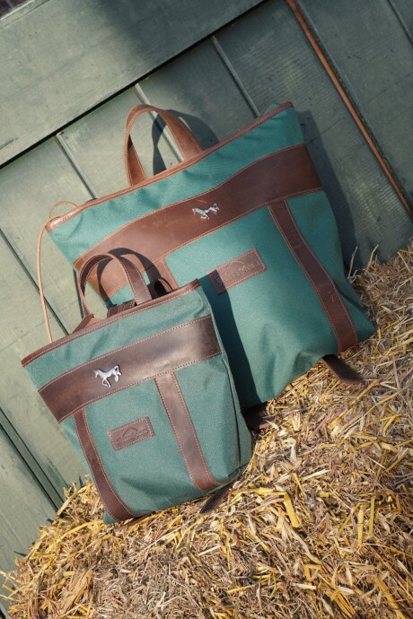 Mini Mustang Backpack Chocolate / Verde Inglés