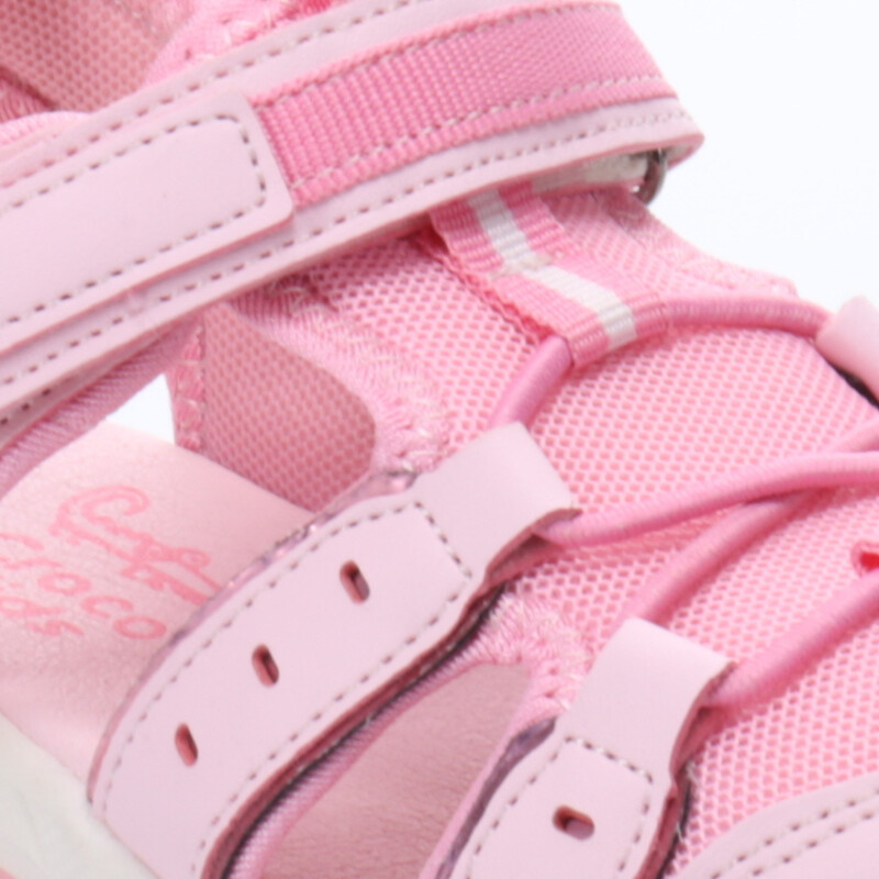 Sandalias Infantiles Croco Kids DEPI deportiva con puntera cerrada Rosado