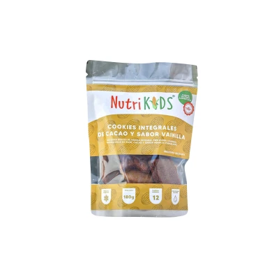COOKIES INTEGRALES CACAO/VAINILLA NUTRIKIDS Cookies Int Cacao/vainilla Nut