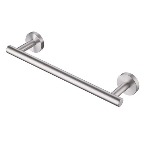 Toallero gris de acero inoxidable para amurar Toallero Gris De Acero Inoxidable Para Amurar