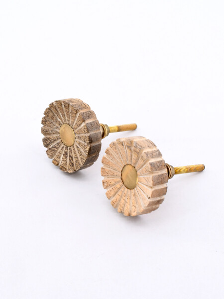 TIRADOR PARA MUEBLES RAVI SET X2 MADERA