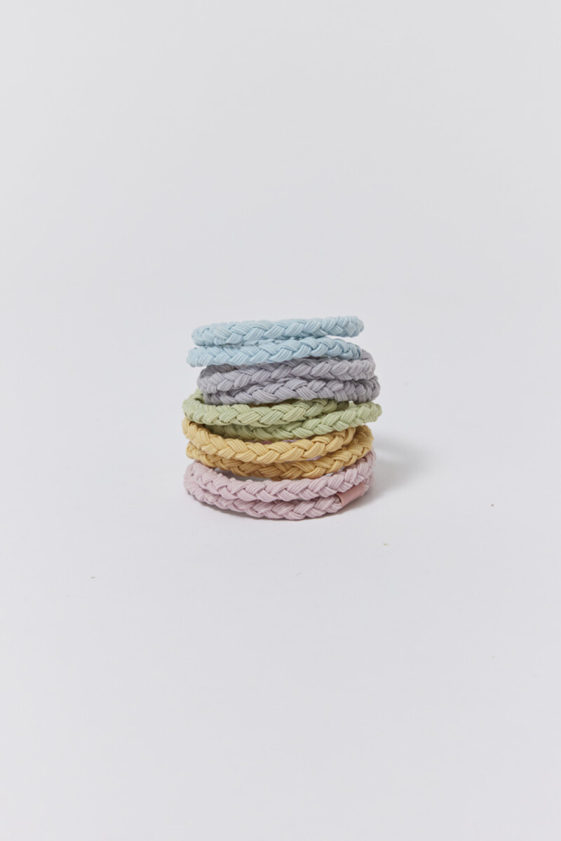 Gomitas trenzadas Colores